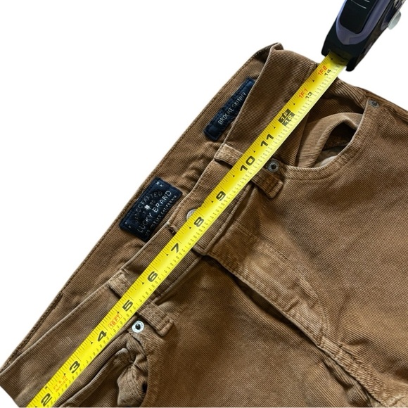 LUCKY BRAND Tan Brown Corduroy Brooke Skinny Pants, Size 2/26 - Picture 4 of 7